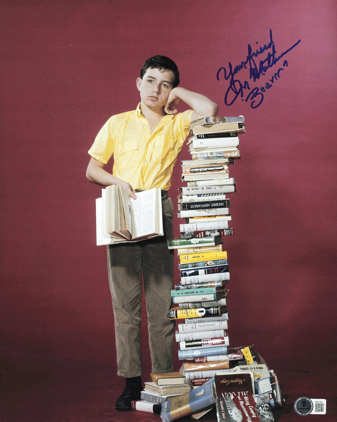 Jerry Mathers Signed 11x14 Photo Leave It To Beaver "Beaver" Beckett #AE31795