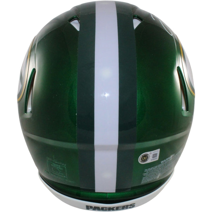 Jordan Love Autographed Green Bay Packers Pro Flash Helmet Beckett Witness 57146