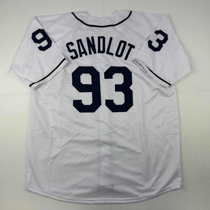 Autographed/Signed The Sandlot Movie 6x Cast Member Sigs Jersey Beckett COA