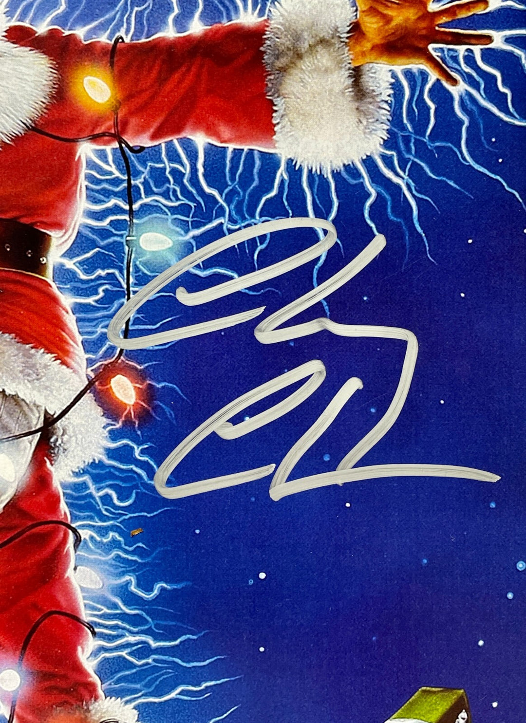 Chevy Chase Beverly D'Angelo Quaid Signed Christmas Vacation Poster Framed JSA