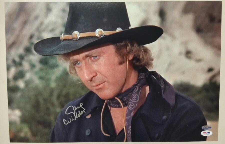 GENE WILDER Signed Blazing Saddles 12x18 Photo #3 Autograph w/ PSA/DNA
