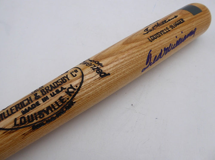 Ted Williams Signed L Slugger Game Model Bat Boston Red Sox Beckett #AE85511