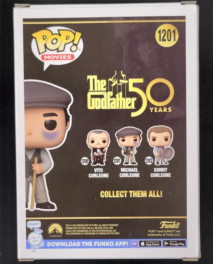 Al Pacino signed Godfather Michael Corleone Funko Pop 1201 autograph Beckett BAS