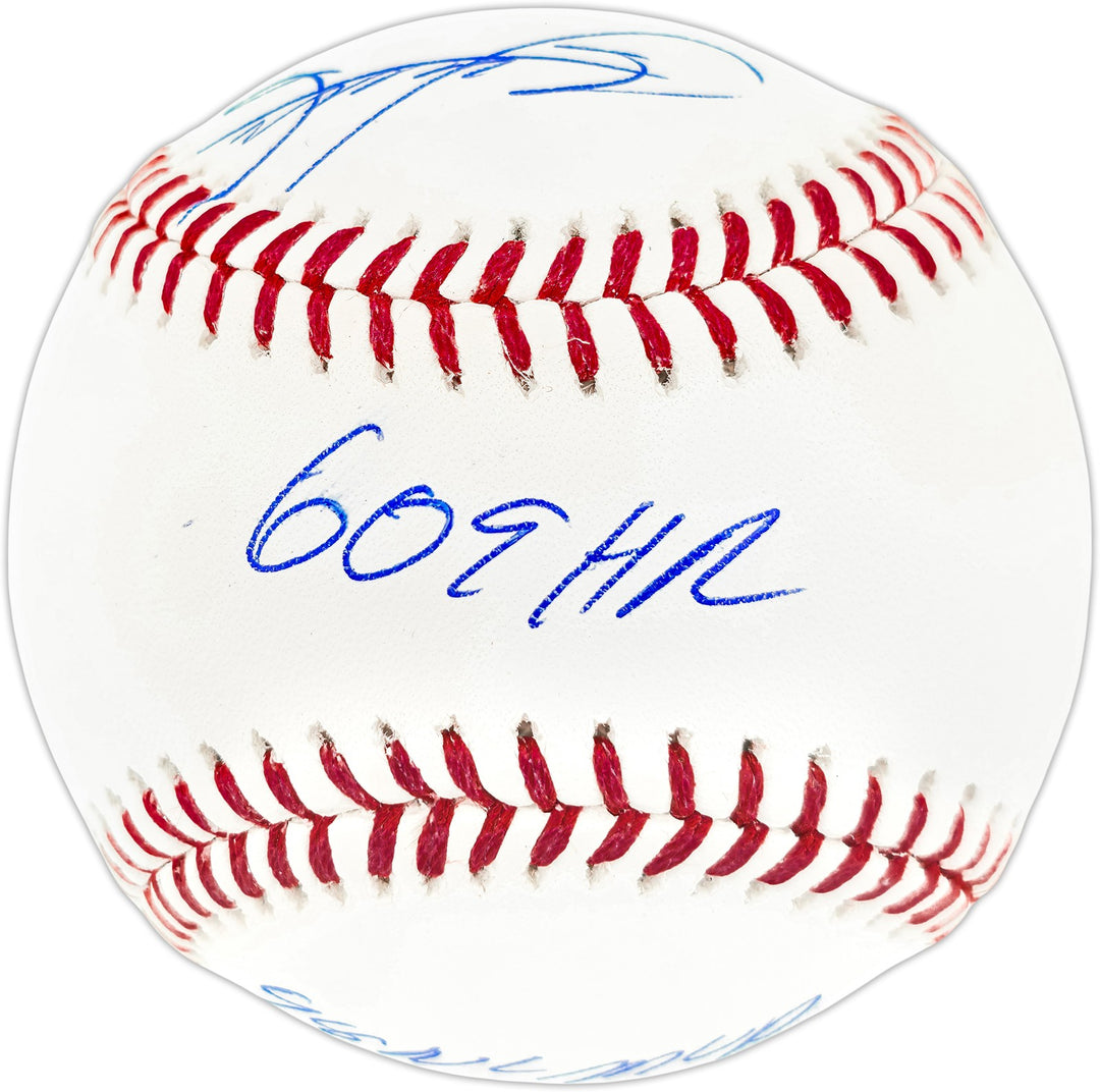 Sammy Sosa Signed Official MLB Baseball Cubs "609 HR & 98 NL MVP" Beckett Wit