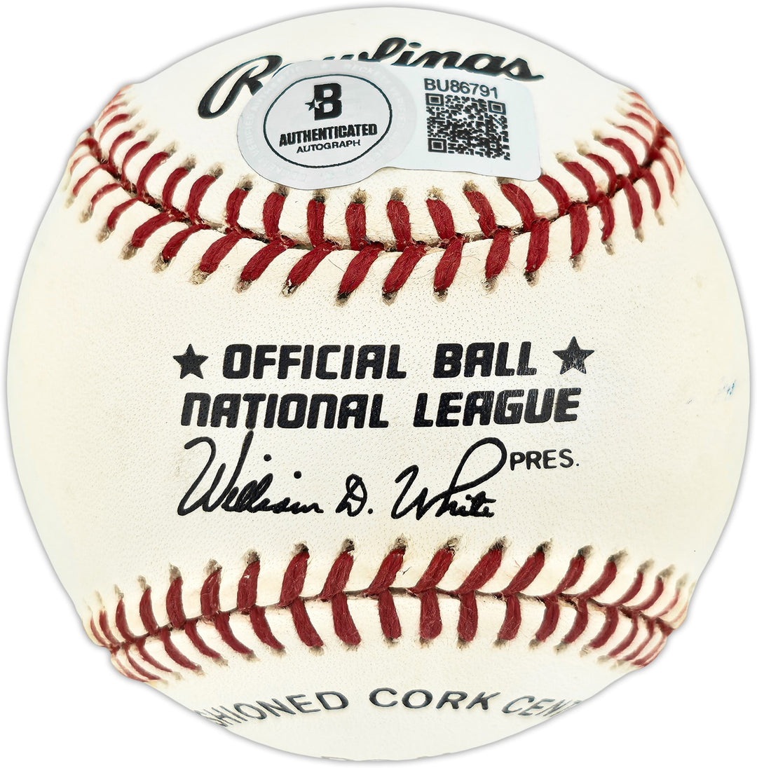 Mike Schmidt Autographed Signed NL Baseball Philadelphia Phillies Beckett