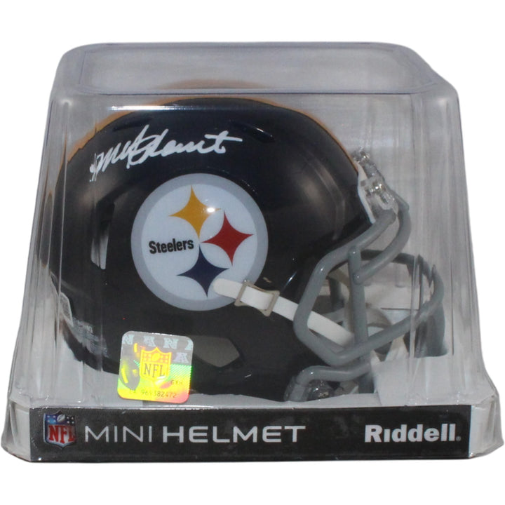 Mel Blount Autographed Pittsburgh Steelers TB Mini Helmet Beckett Witness 55035