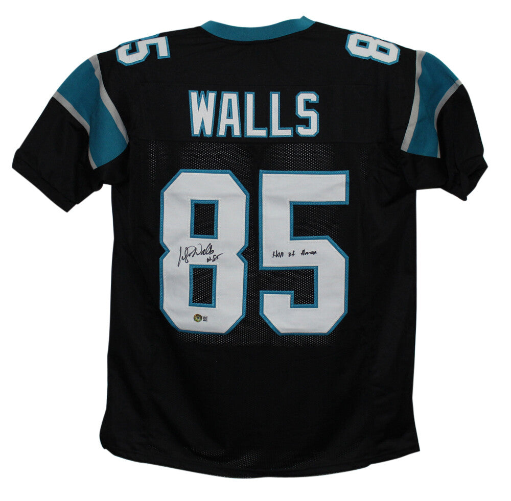 Wesley Walls Signed Pro Style Black XL Jersey Beckett Hall Of Honor BAS 34008