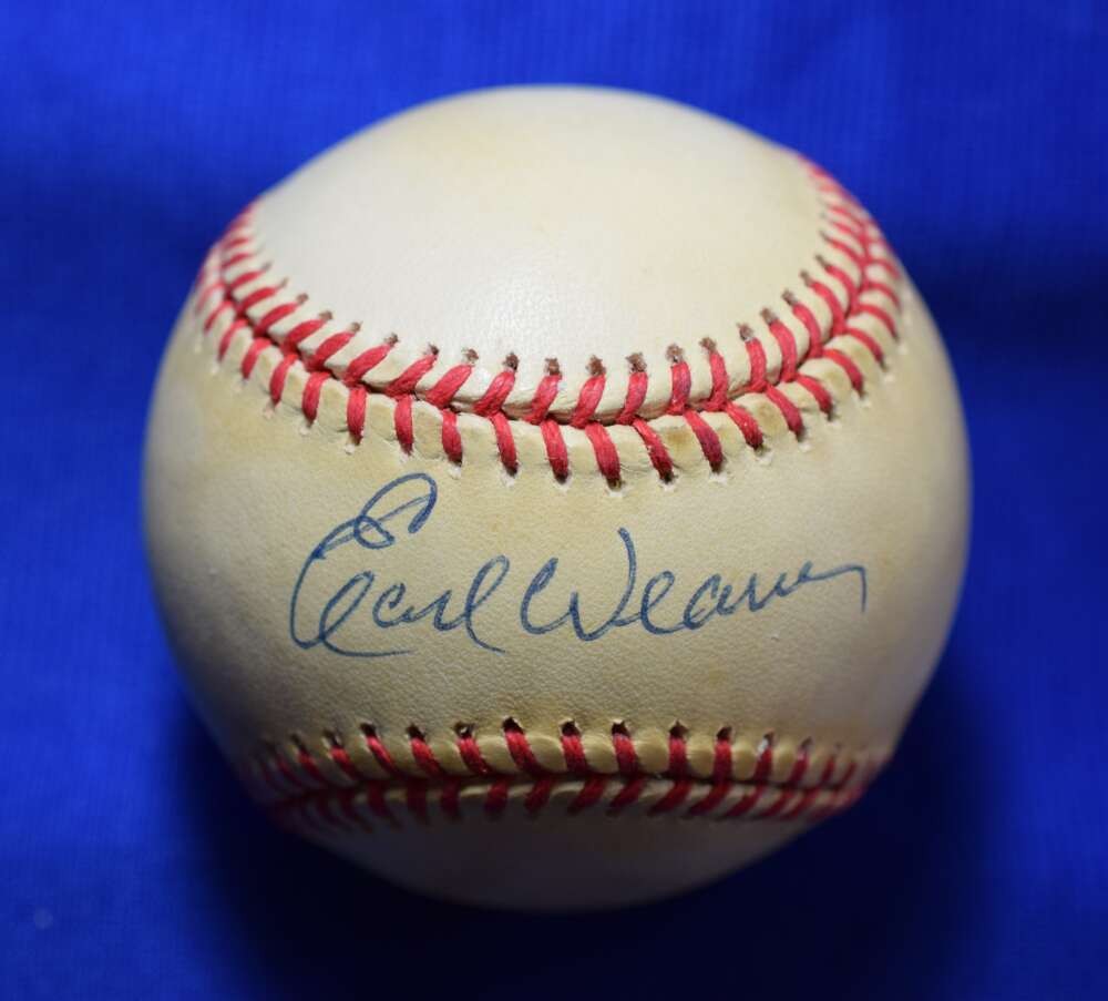 Earl Weaver PSA DNA Autograph American League OAL Signed Baseball