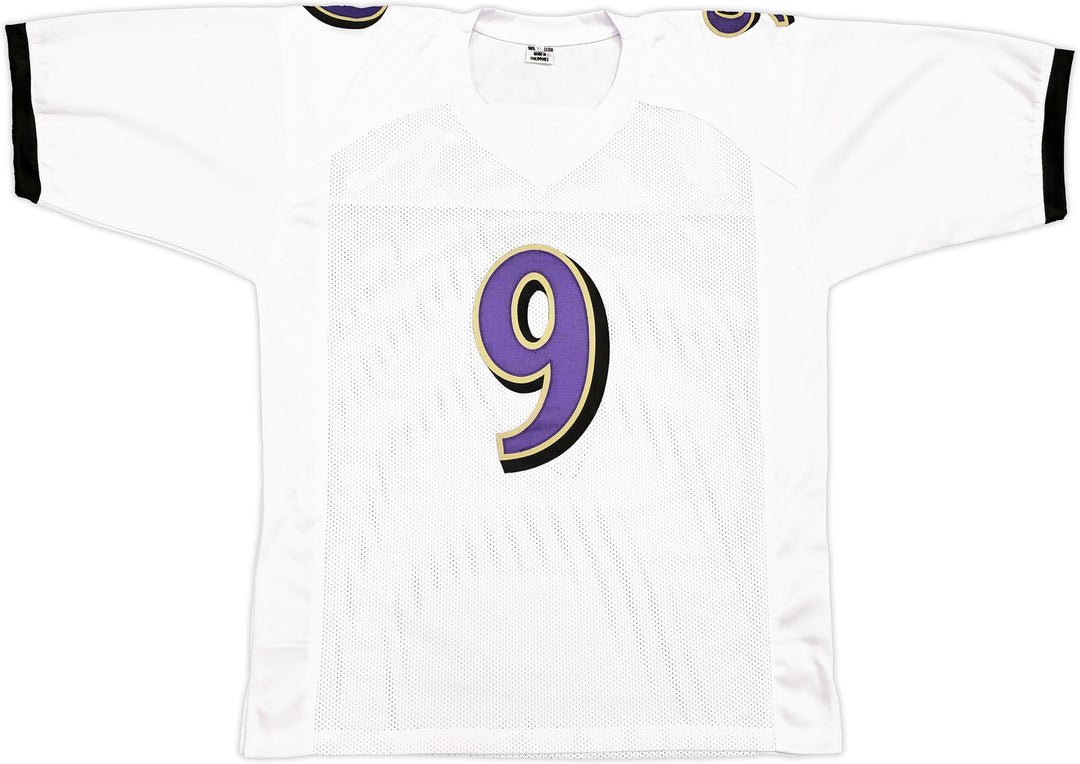 Baltimore Ravens Justin Tucker Autographed Signed White Jersey JSA