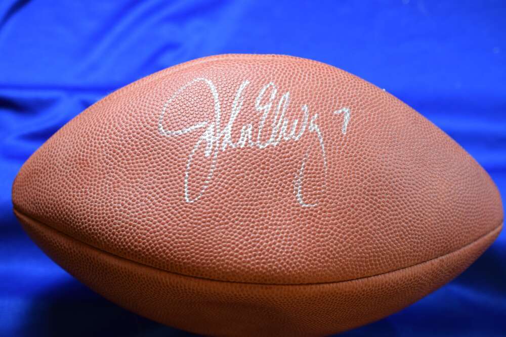 John Elway JSA COA Autograph Signed Official Football