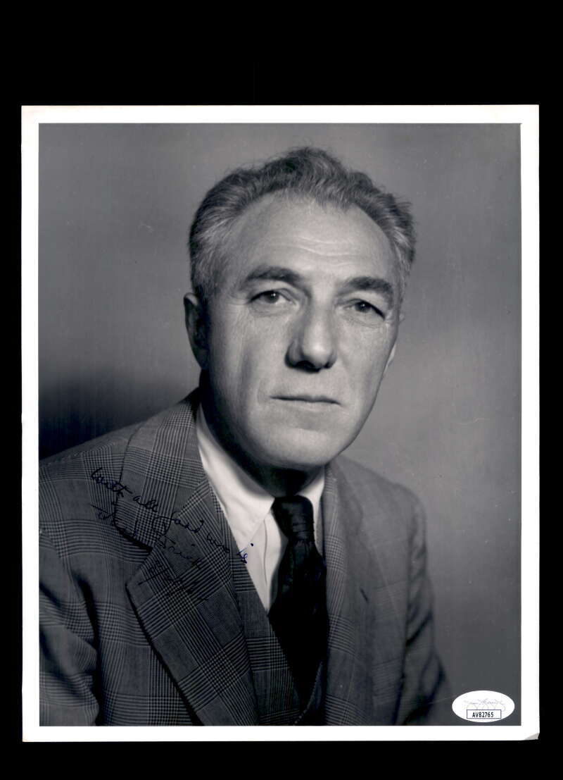 Ford Frick JSA Cert Signed Vintage 8x10 Photo Autograph