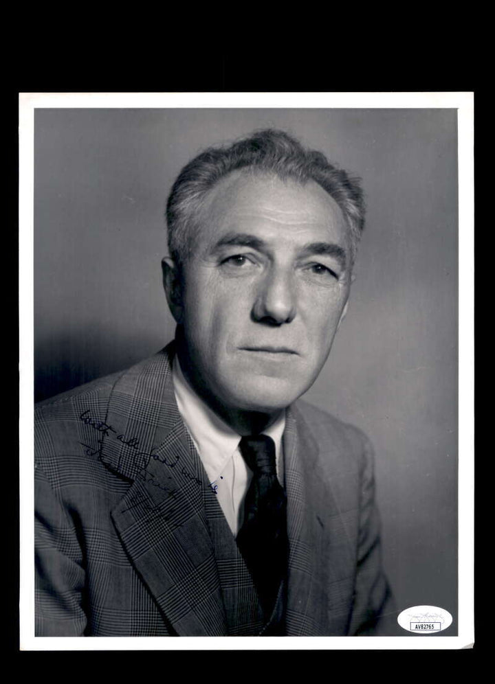 Ford Frick JSA Cert Signed Vintage 8x10 Photo Autograph