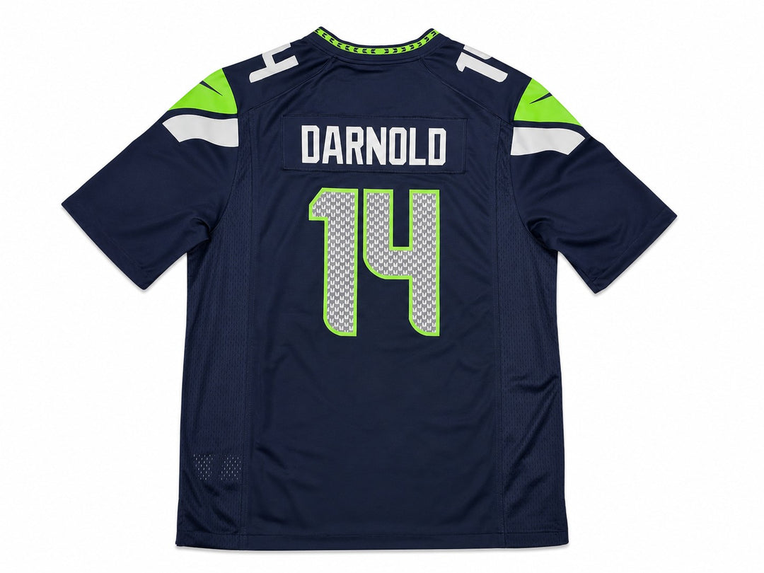 Seattle Seahawks Sam Darnold Signed Blue Nike SB LX Patch Jersey Size XXL