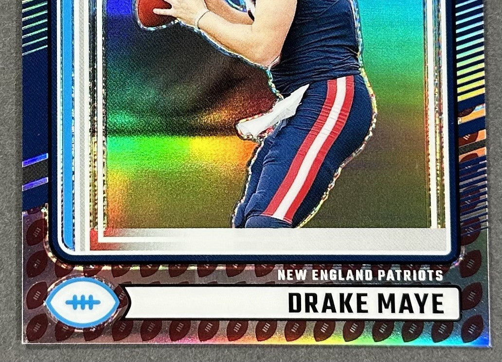 2024 Donruss Optic Drake Maye Preview Football Emoji Patriots Rookie SSP #379