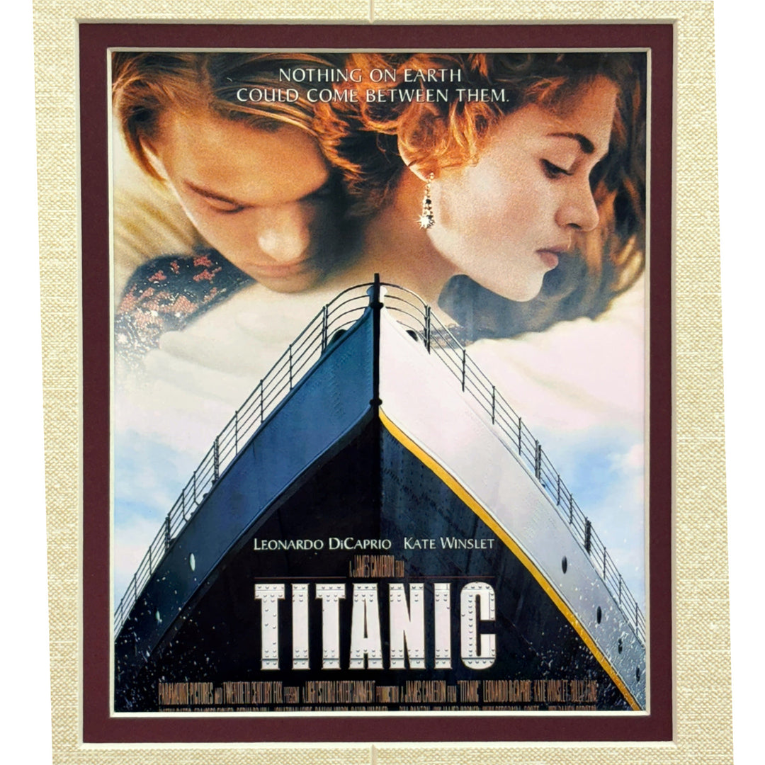 Leonardo DiCaprio Kate Winslet Titanic Autographed Photo JSA Signed Actual Coal