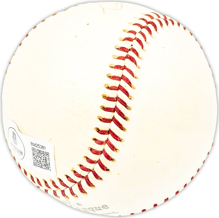 Dick Hughes Autographed Signed Giles NL Baseball Cardinals Beckett QR #BM25381