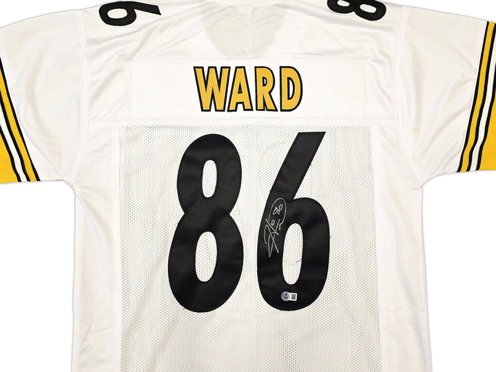 Pittsburgh Steelers Hines Ward Signed White Jersey Beckett Witness