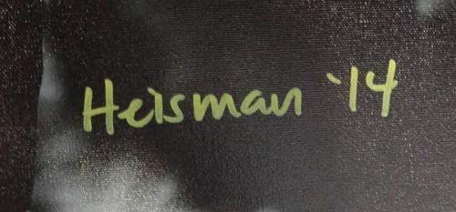 Marcus Mariota Signed Framed 20x24 Canvas Photo Ducks "Heisman '14" #/8 MM Holo
