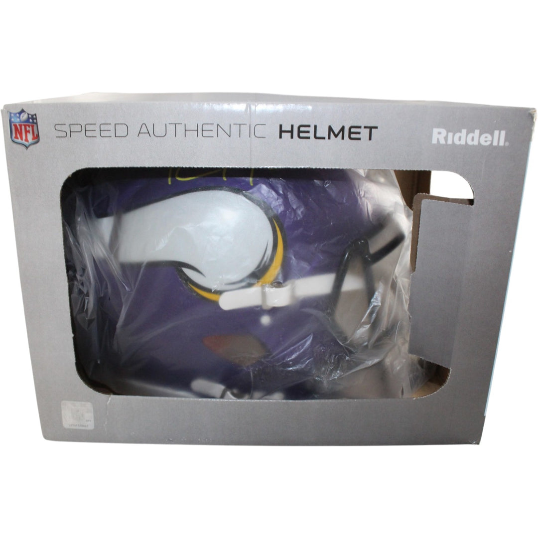 Randy Moss Autographed/Signed Minnesota Vikings Authentic Helmet Beckett 56317