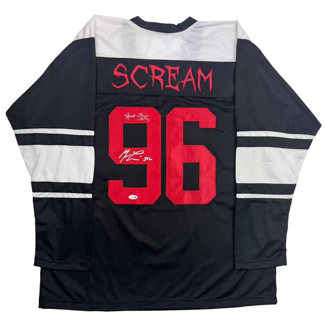 Autographed/Signed Skeet Ulrich & Matthew Lillard Dual Scream Jersey JSA COA