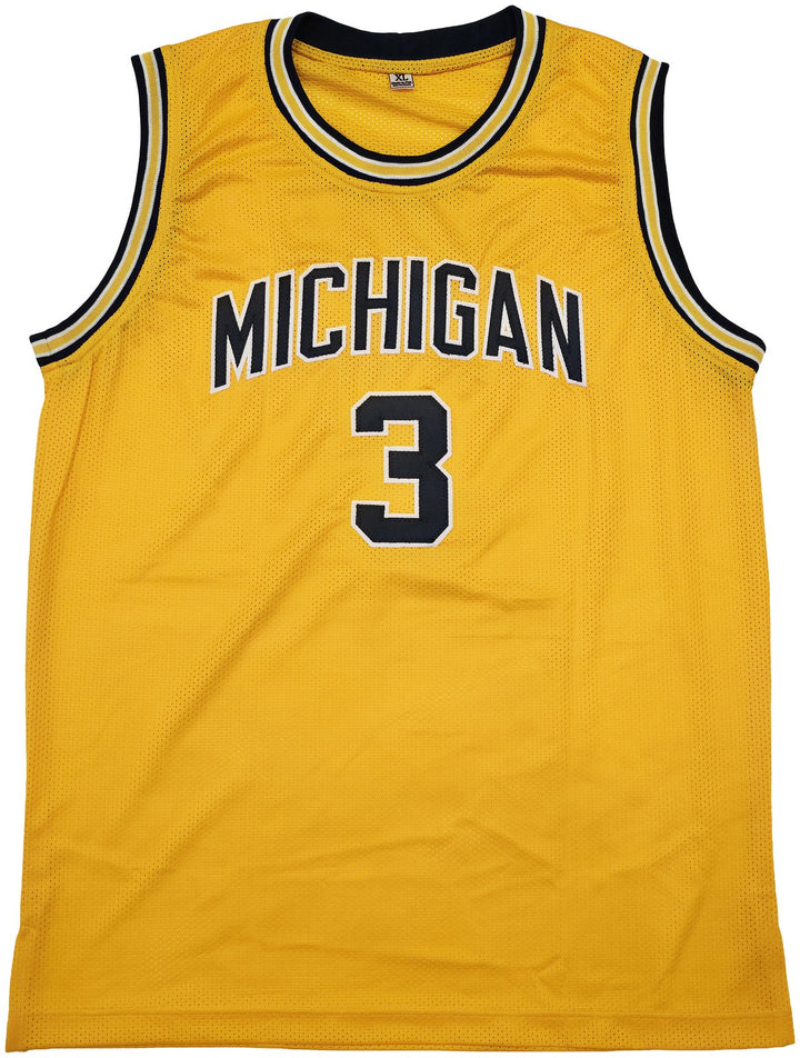 Michigan Wolverines Trey Burke Autographed Yellow Jersey PSA/DNA