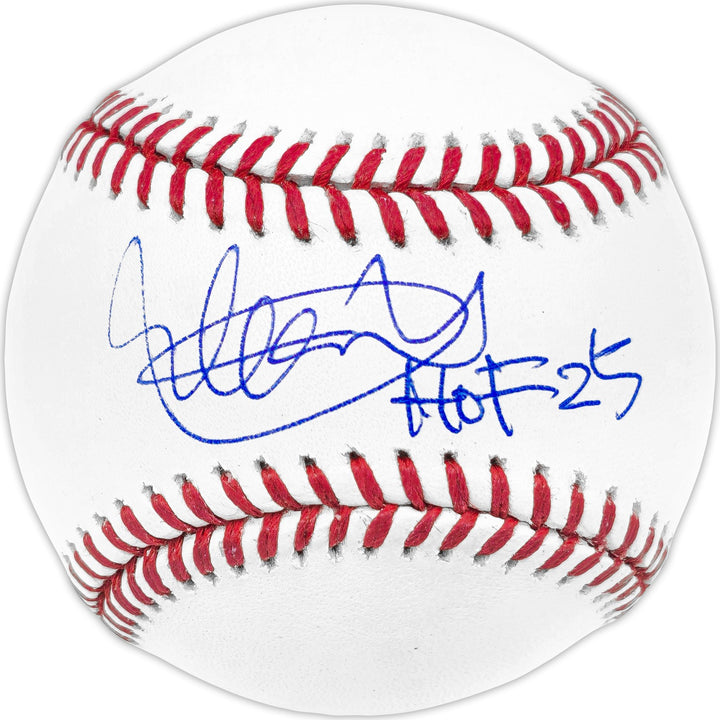 Ichiro Suzuki Signed MLB Baseball Mariners "HOF 25" IS Holo & Beckett Witness