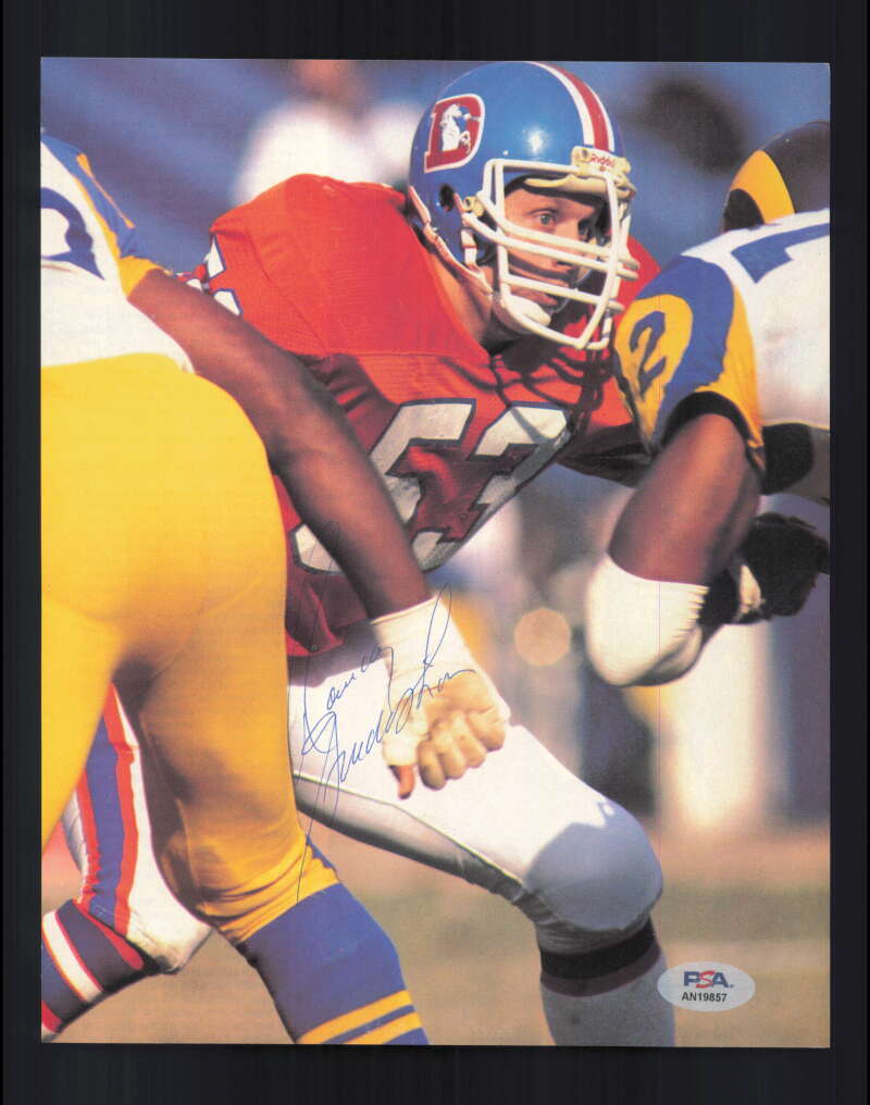 Randy Gradishar PSA DNA Signed  Vintage 8x10 Photo Autographed Broncos