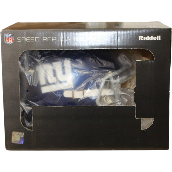 Abdul Carter Autographed New York Giants F/S Helmet Beckett Witness 56867