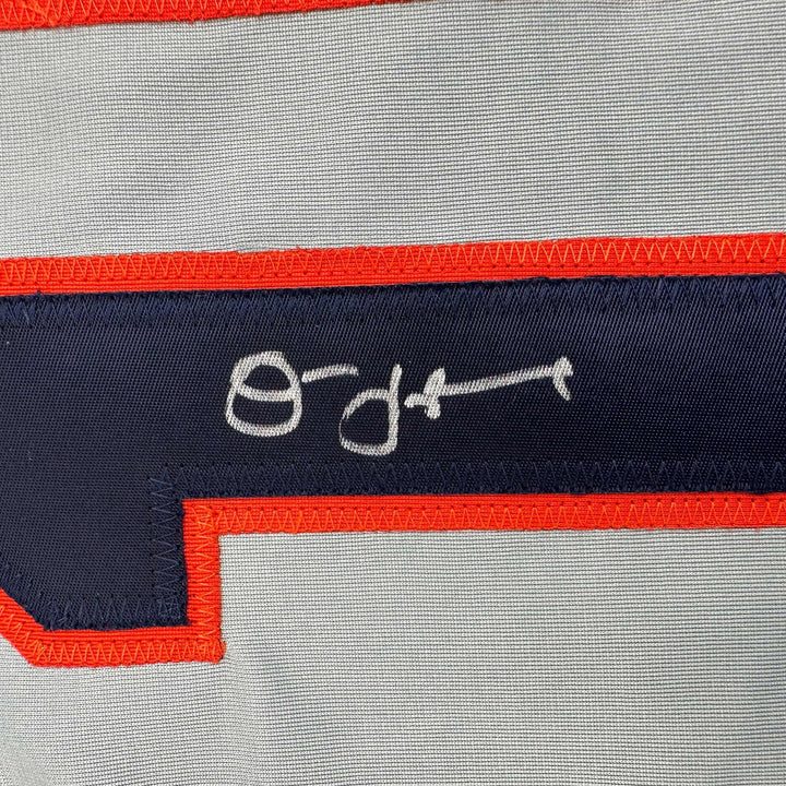 Autographed/Signed Jim Leyland Detroit Grey Baseball Jersey JSA COA