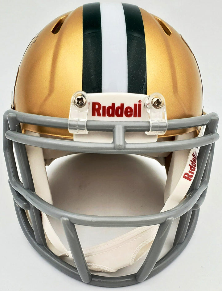 Josh Gordon Autographed Signed Baylor Bears Gold Speed Mini Helmet Beckett