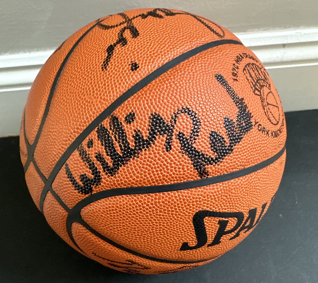 1969 70 NY Knicks Team Signed Nba Championship Basketball 8 auto Frazier Steiner