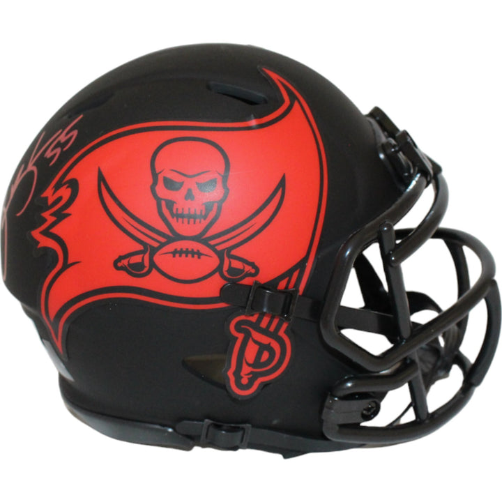 Derrick Brooks Signed Tampa Bay Buccaneers Eclipse Mini Helmet Beckett 44111