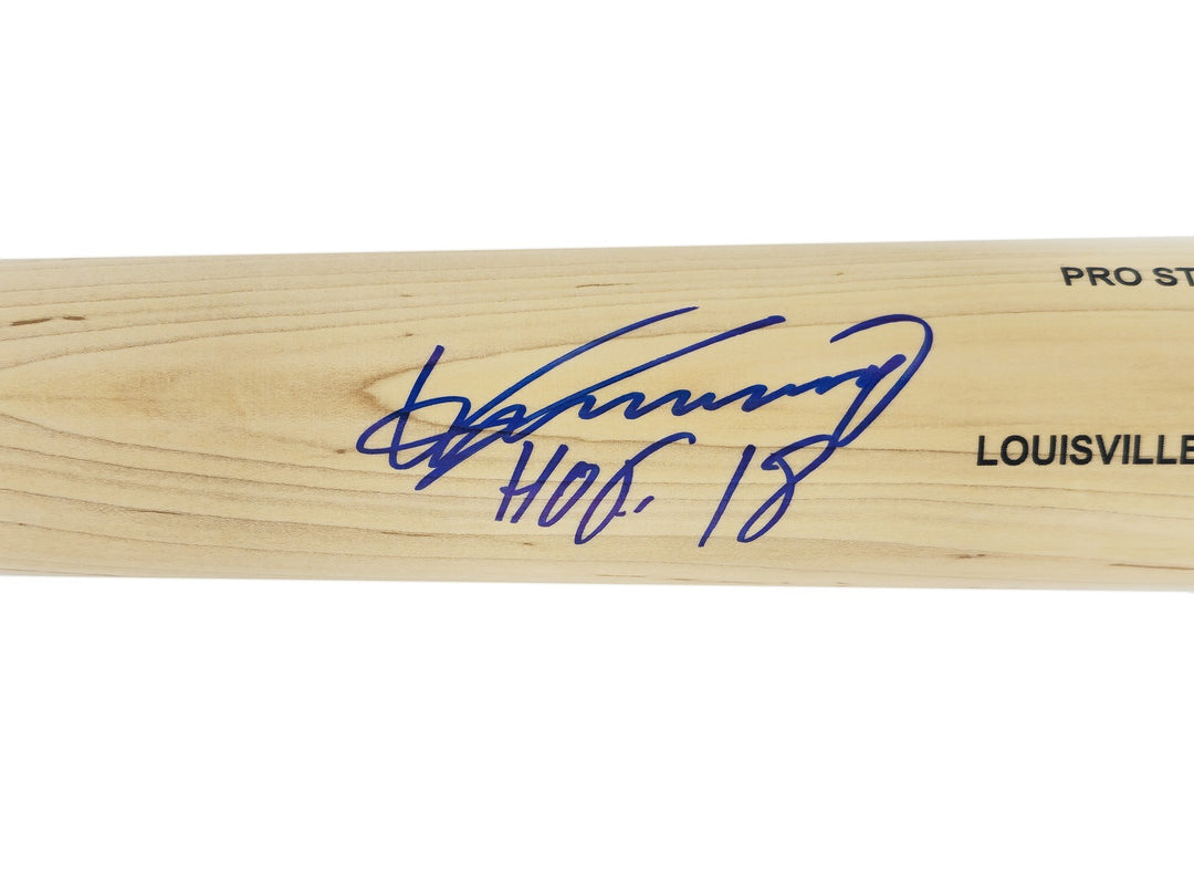 Vladimir Guerrero Sr. Auto Blonde L Slugger Baseball Bat Angels HOF 18 Beckett