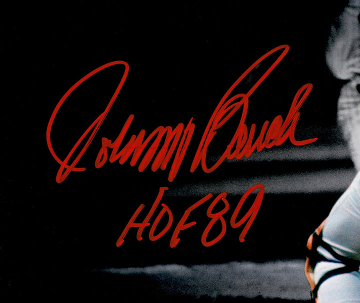 Johnny Bench Signed 11x14 Photo Cincinnati Reds "HOF 89" Fanatics & MLB Holo