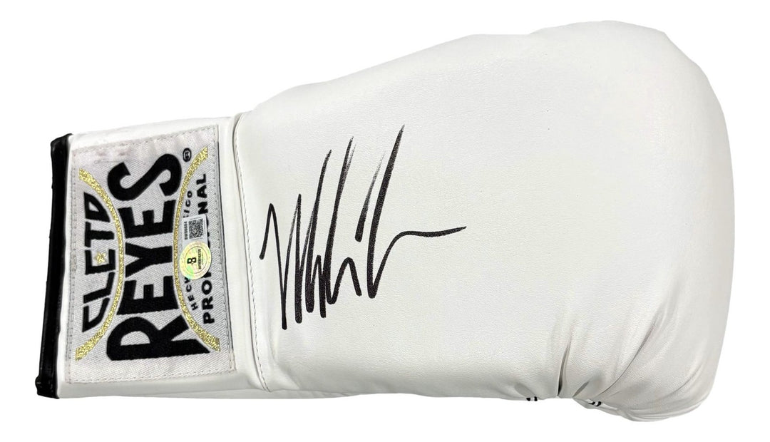 Mike Tyson Signed Right Hand White Cleto Reyes Boxing Glove BAS