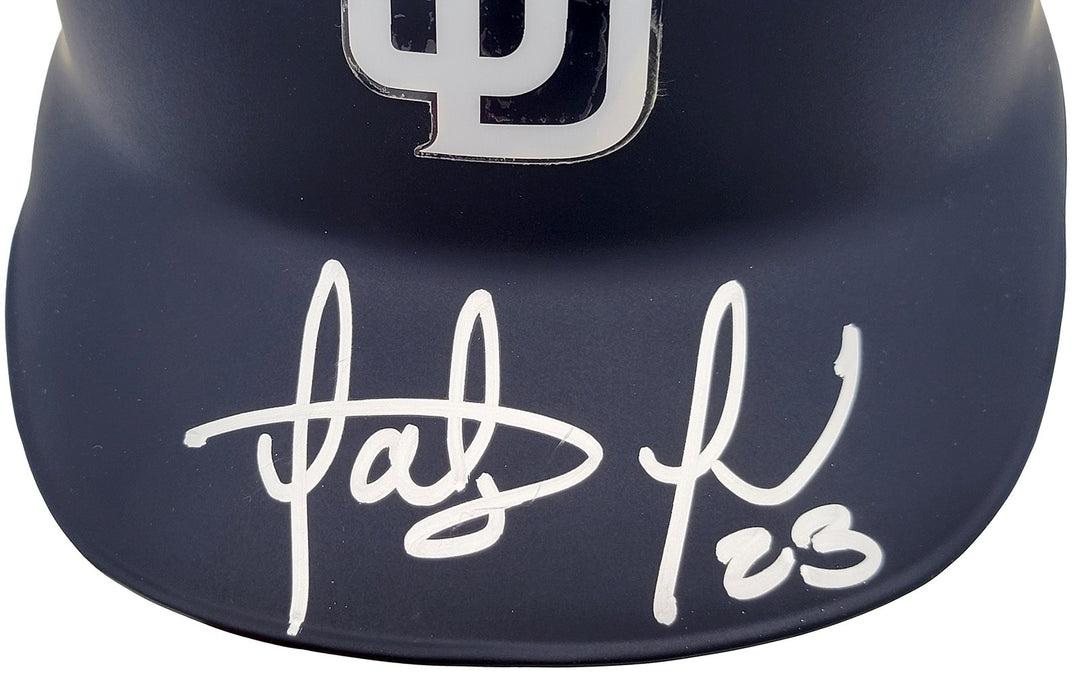 Fernando Tatis Jr Auto Padres Flat Matte Blue On Field AUTH Batting Helmet JSA