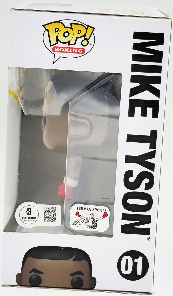 Mike Tyson Autographed Signed Funko Pop Vinyl Figurine #01 Beckett BAS QR