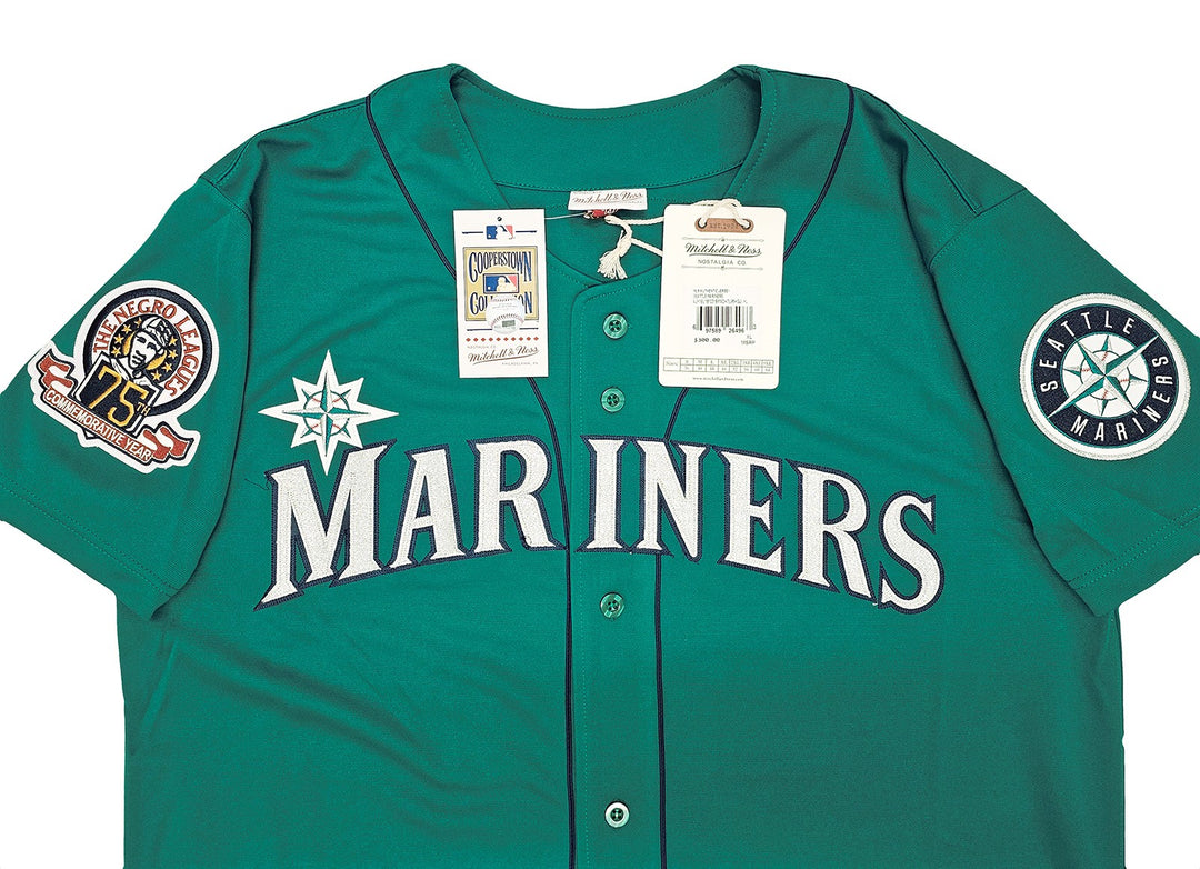 Seattle Mariners Ken Griffey Jr. Signed Teal Mitchell & Ness 1995 Cooperstown