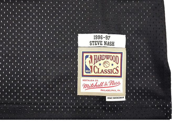 Suns Steve Nash Auto Black Authentic Mitchell Ness 1996-97 HWC Swingman Jersey L