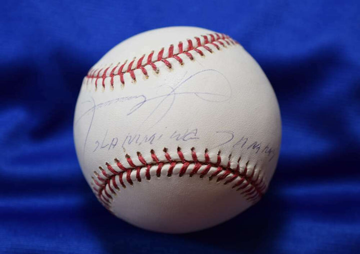 Sammy Sosa Slammin Sammy MLB Coa Autograph Major League OML Signed Baseball