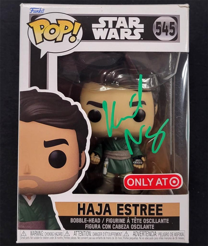 Kumail Nanjiani signed Haja Estree Funko Pop! Star Wars autograph ~ Beckett BAS