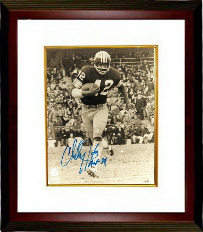Charley Taylor signed Washington Football Team NFL 8X10 Photo Framed w/ HOF 84
