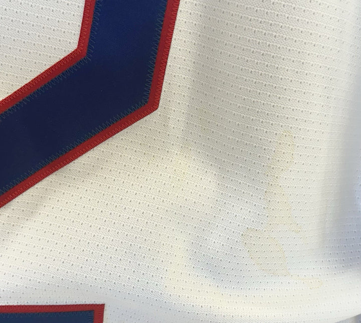 Derek Stepan Game Used Nike USA Hockey 2014 Olympics #12 Jersey Sochi Patch COA