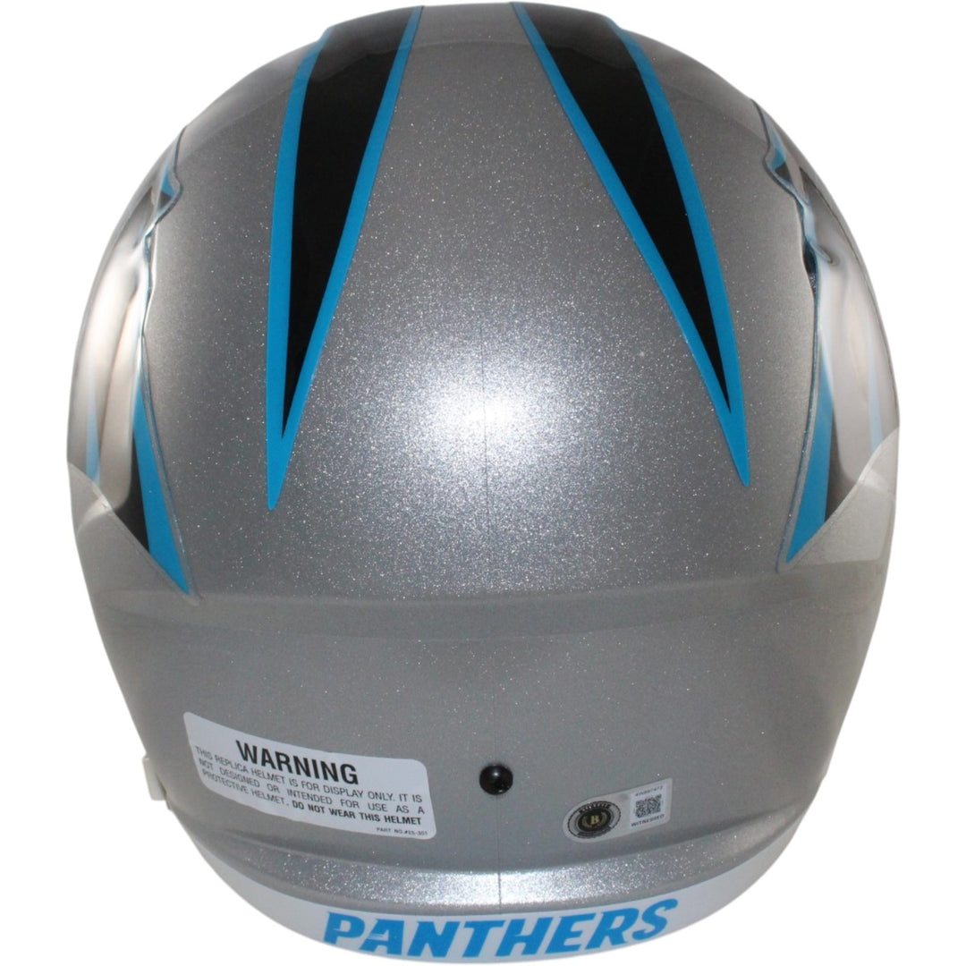 Luke Kuechly Autographed Carolina Panthers F/S Helmet Beckett Witness 56868