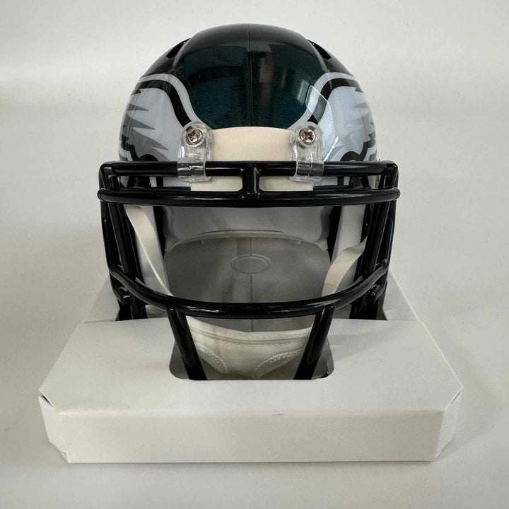Autographed/Signed Fletcher Cox Philadelphia Eagles Mini Football Helmet COA