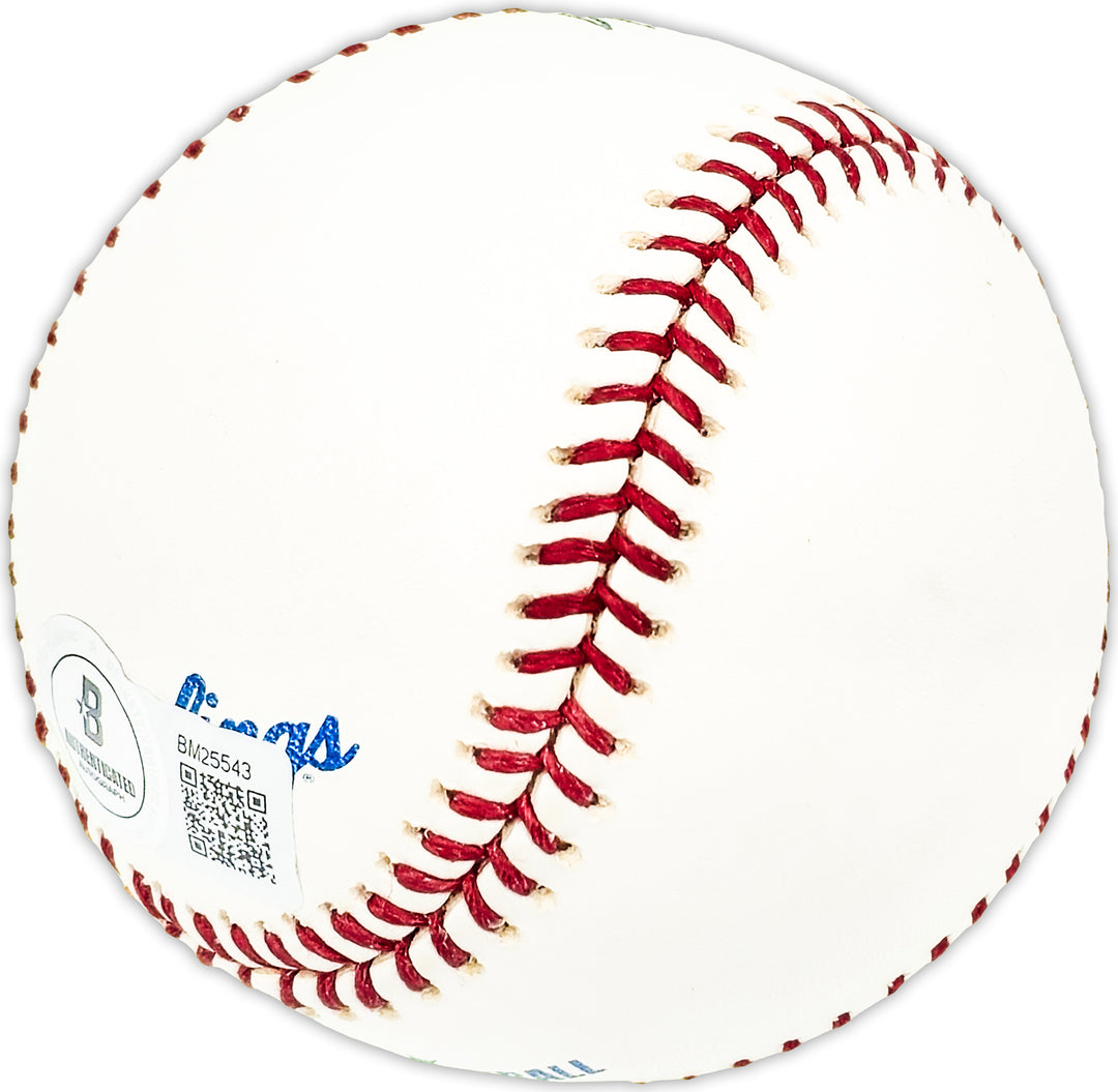 Ralph McLeod Autographed Official MLB Baseball Boston Bees Beckett QR #BM25543