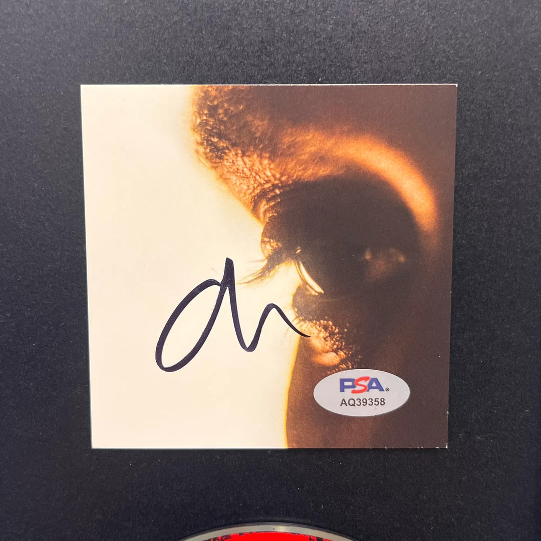 The Weeknd Signed CD Cover Framed PSA/DNA Autographed Hurry Up Tomorrow