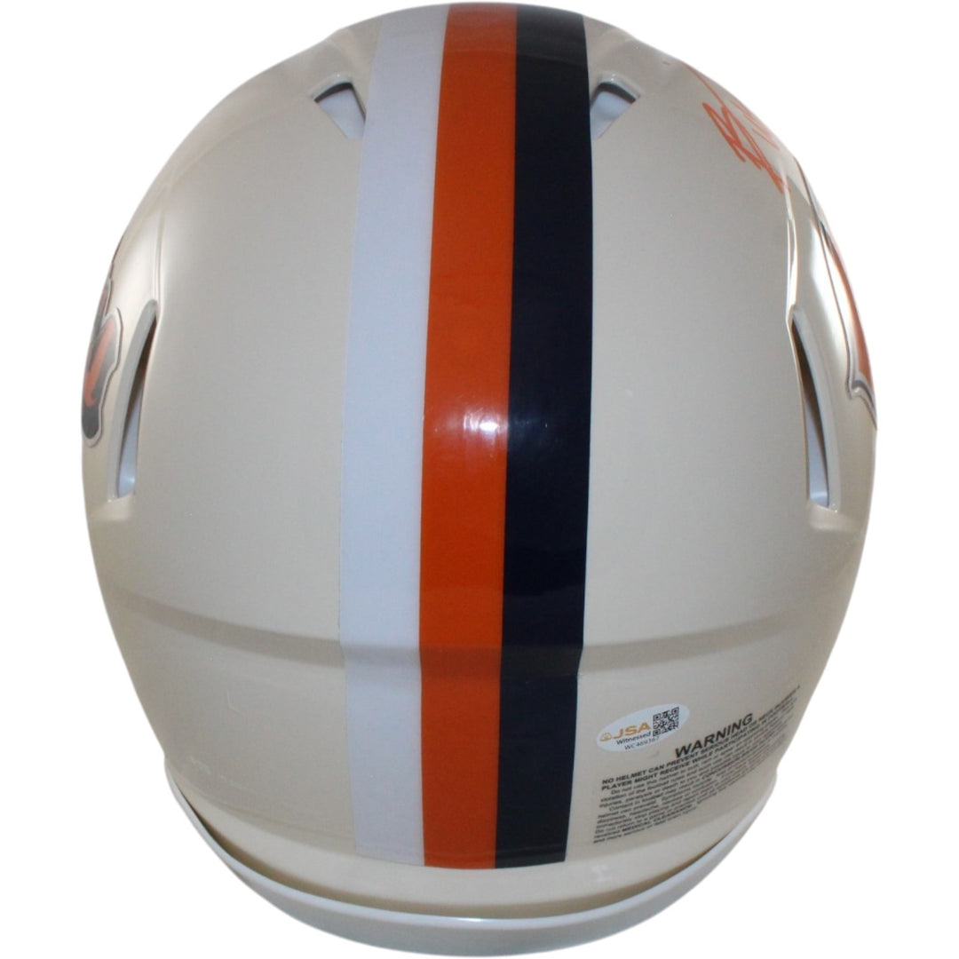 Brian Urlacher Autographed Chicago Bears Authentic Retro Helmet JSA 56167