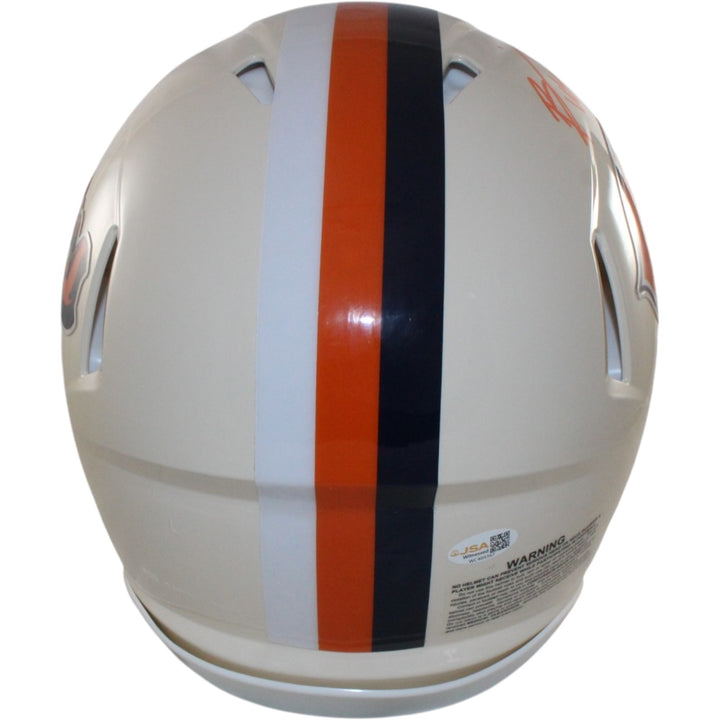 Brian Urlacher Autographed Chicago Bears Authentic Retro Helmet JSA 56167