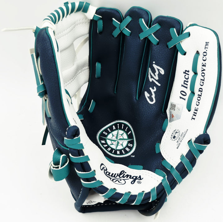 Cal Raleigh Auto Rawlings Mariners Logo Mini Fielding Glove Fanatics & MLB Holo